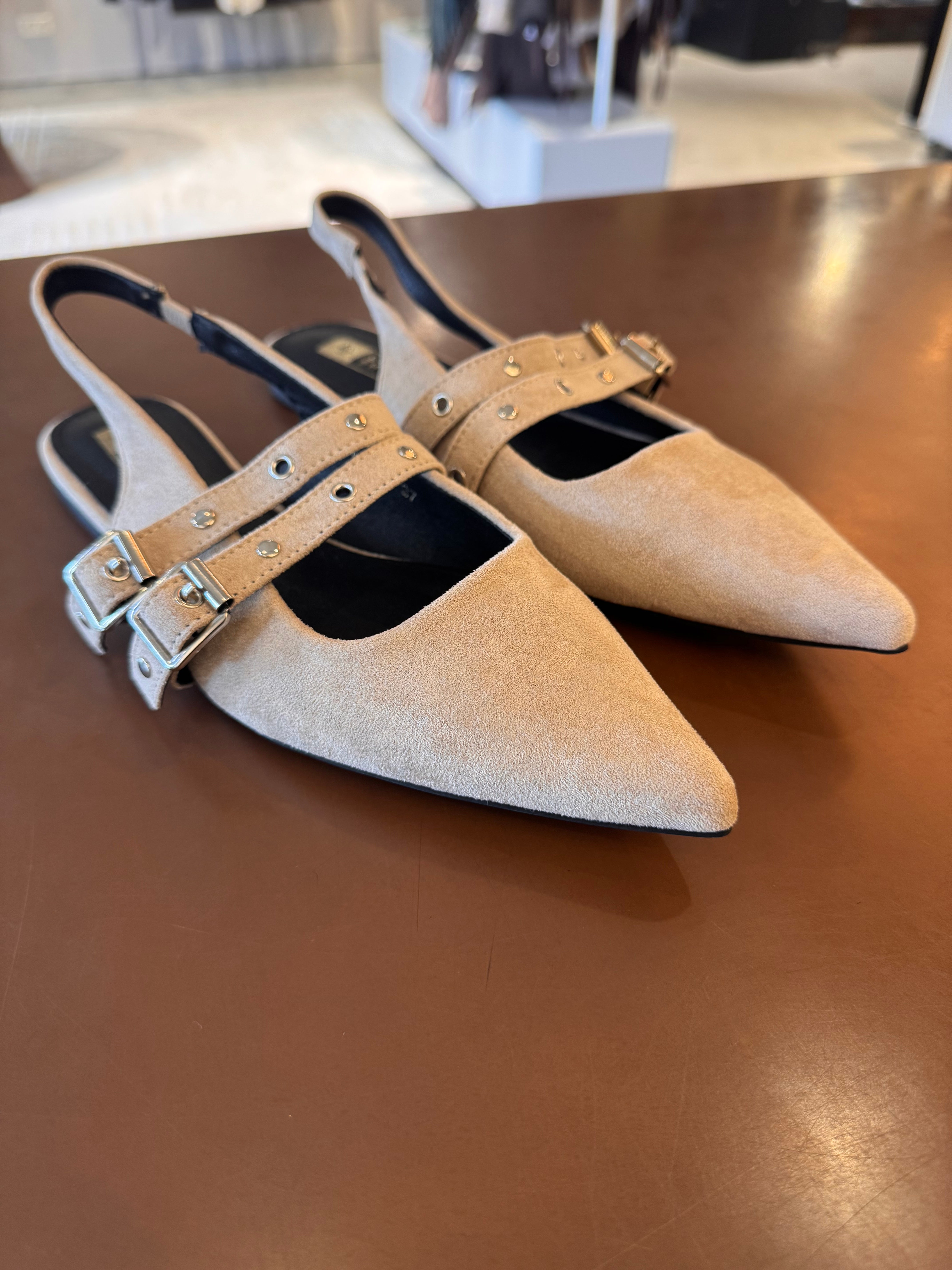 Slingback Beige 🤍