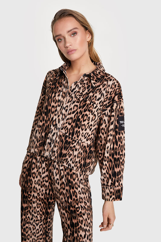 50% Sale Leopard Blouse Alix The Label