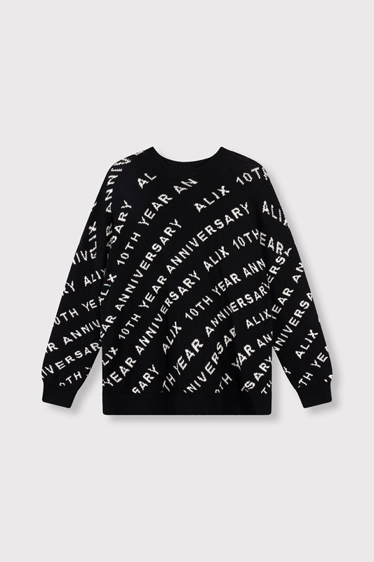 Text Pullover Alix The Label